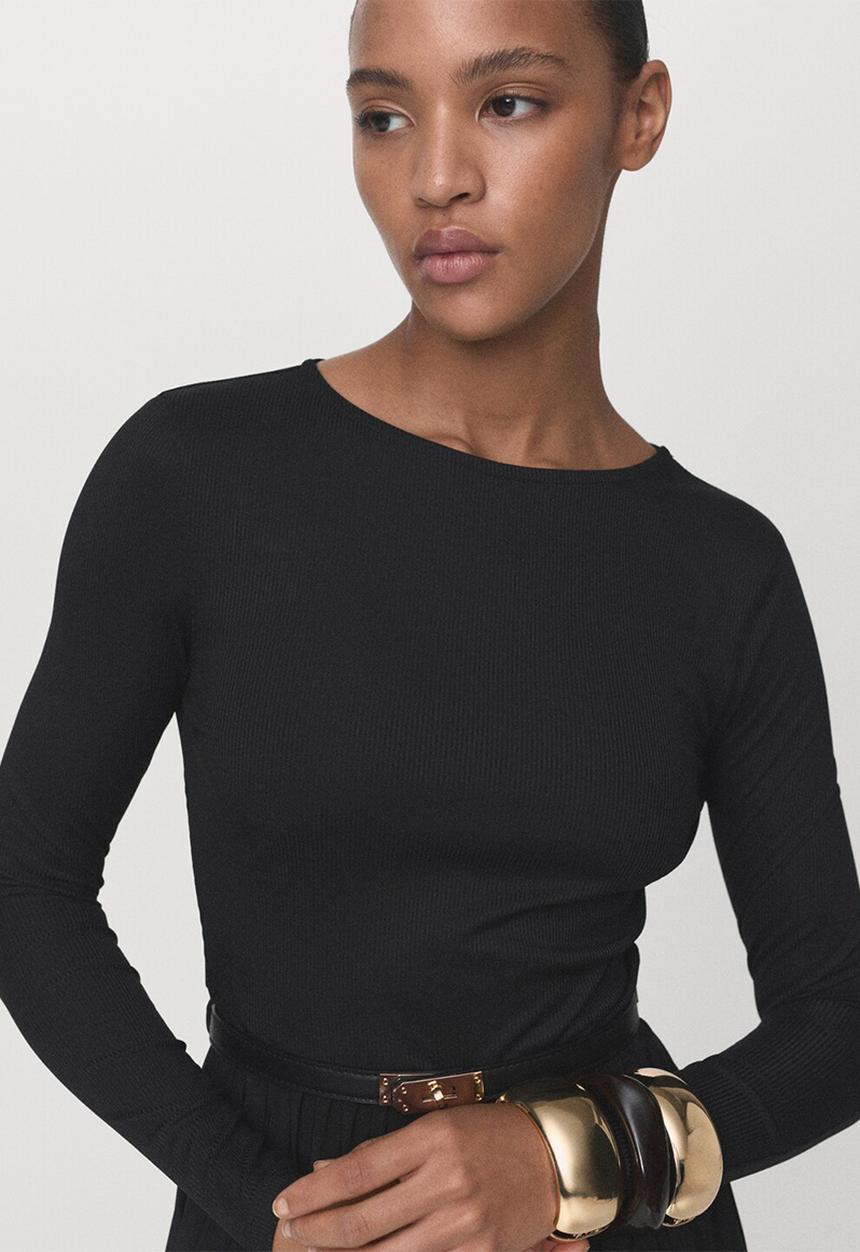 MANGO - Dress caldera-w  -  black