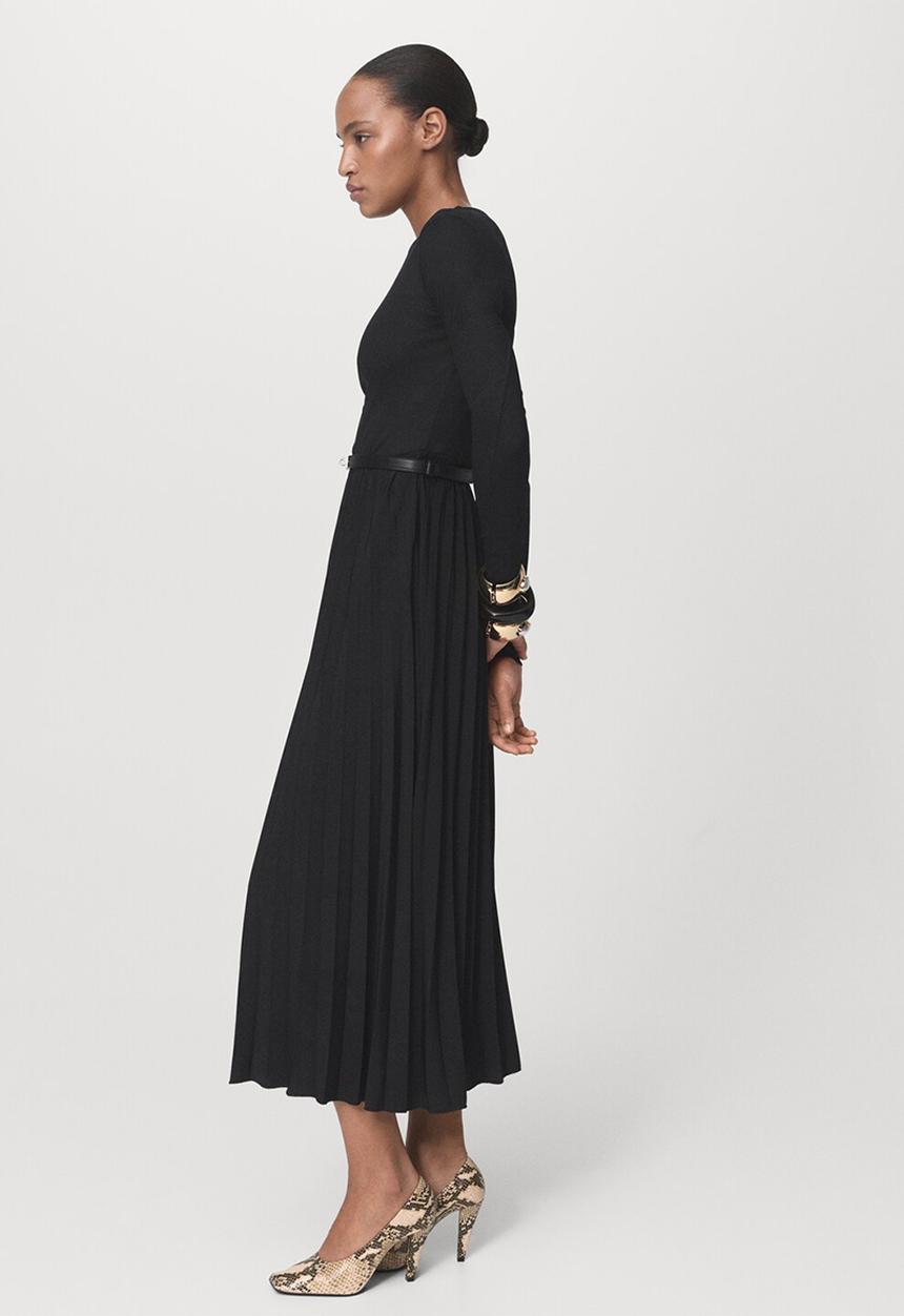 MANGO - Dress caldera-w  -  black