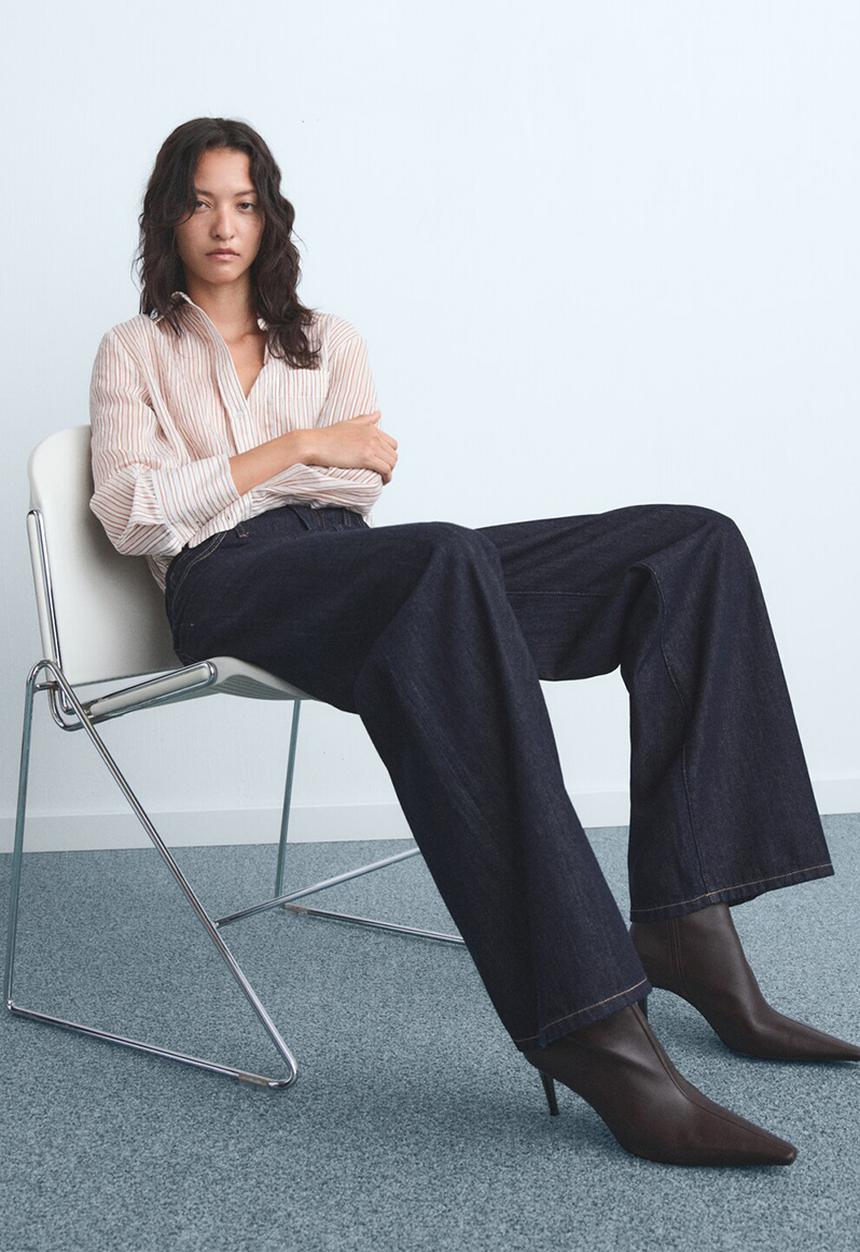 MANGO - Jeans max - open blue