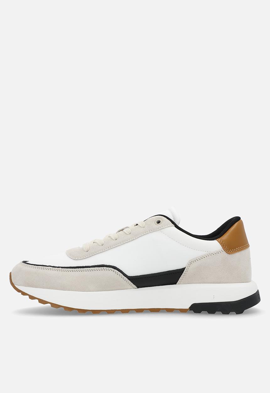 Calvin Klein - Low Top Lace Up - Stony Beige/White/Dried Oregano