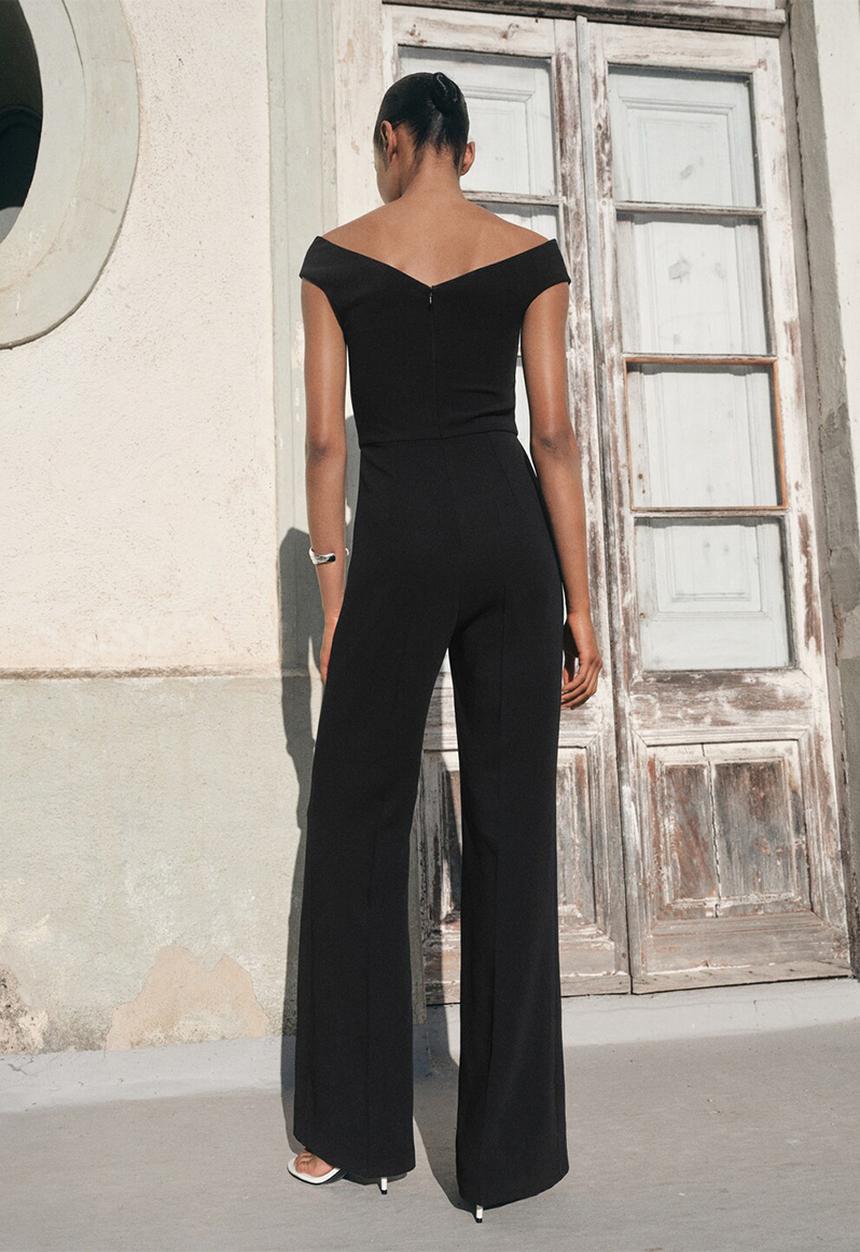 MANGO - Jumpsuit yep -  black