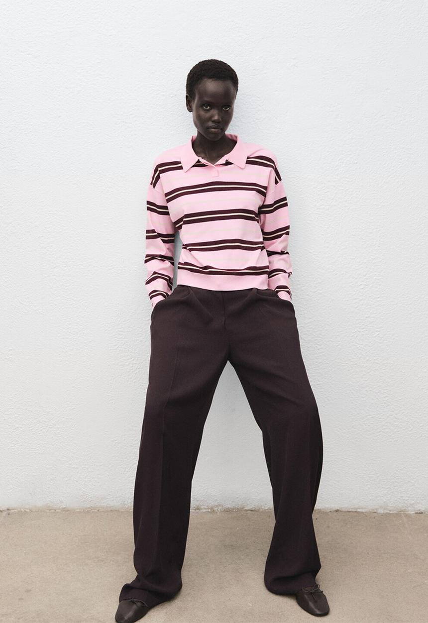 MANGO - Jersey riripol - pink