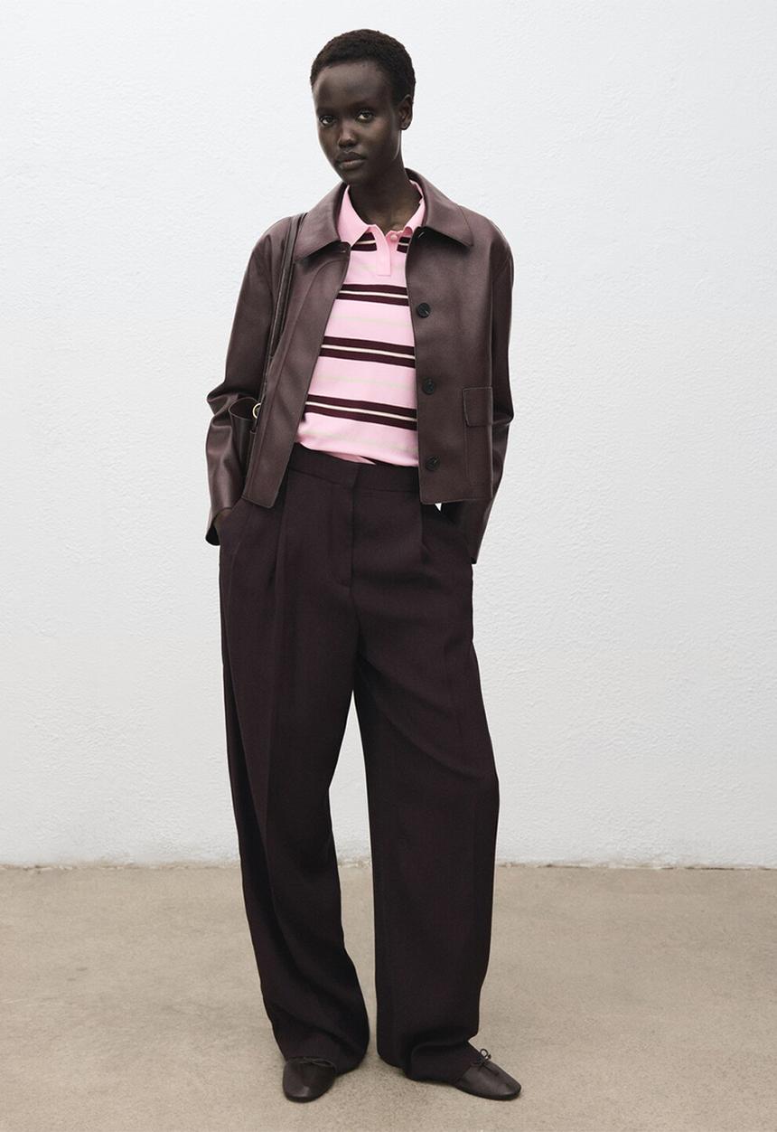 MANGO - Jersey riripol - pink