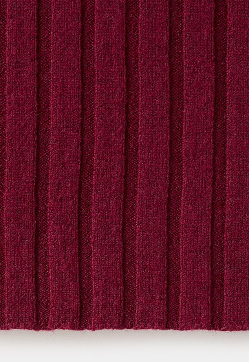 MANGO - Jersey flurry - dark red