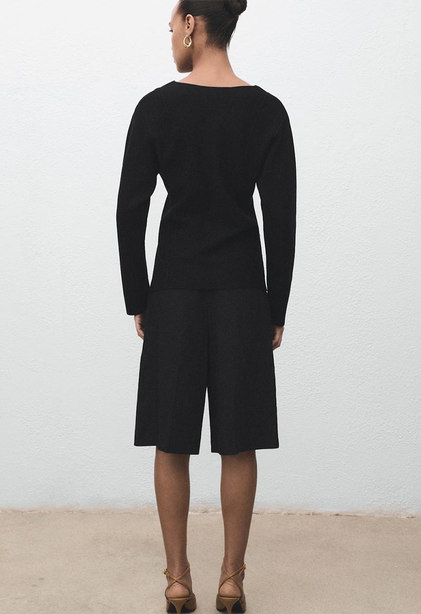 MANGO - Jacket dali -  black