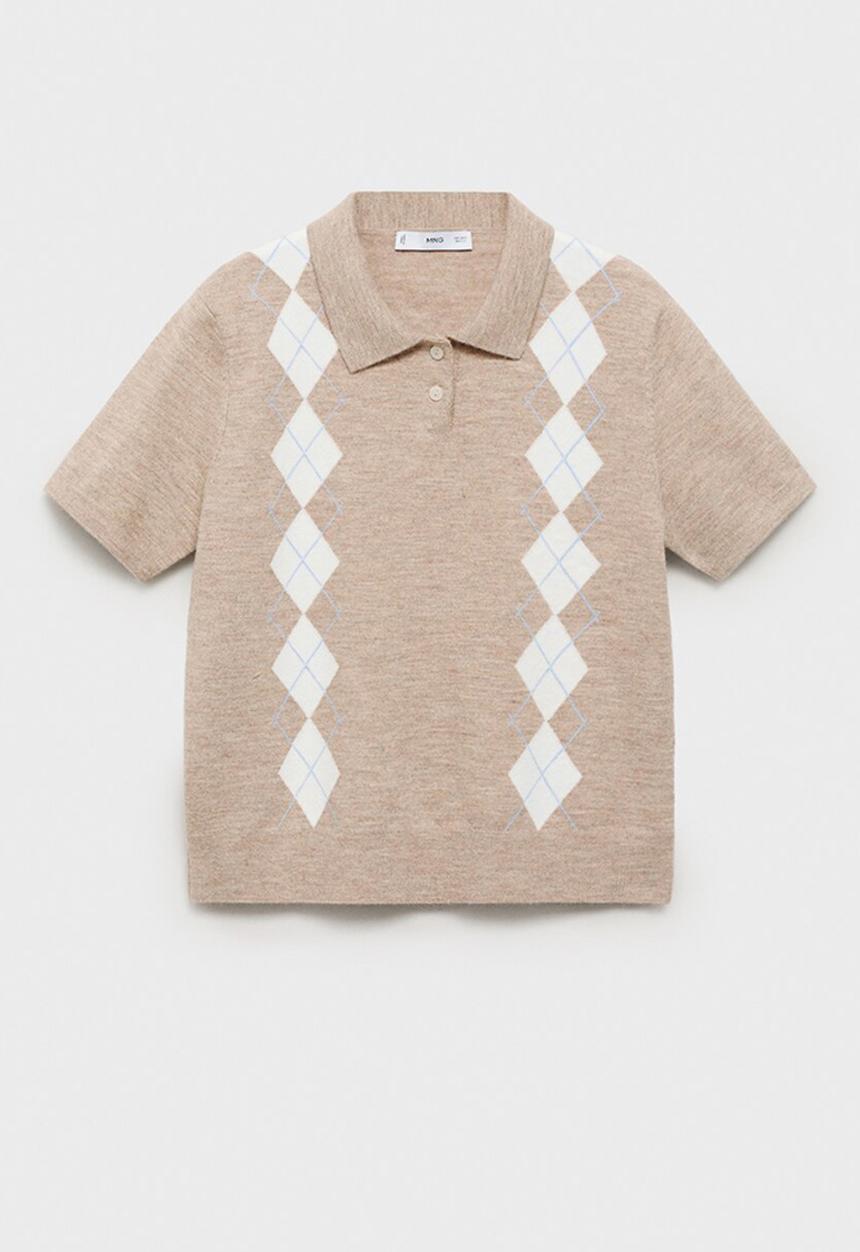MANGO - Jersey dumin -  light brown