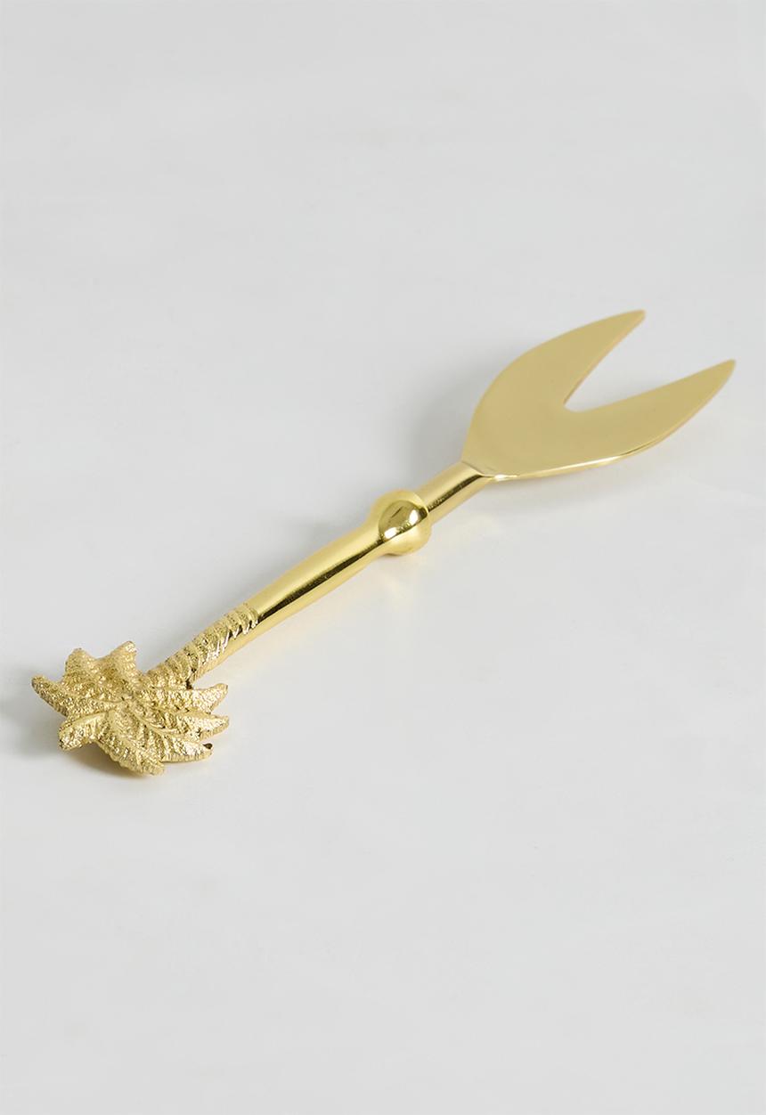 Sixth Floor - Palm cheese knives set of 3 - Gold