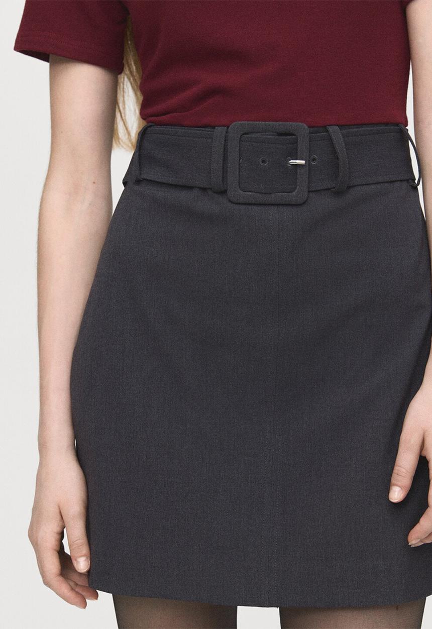 MANGO - Dress bima-h -  dark red