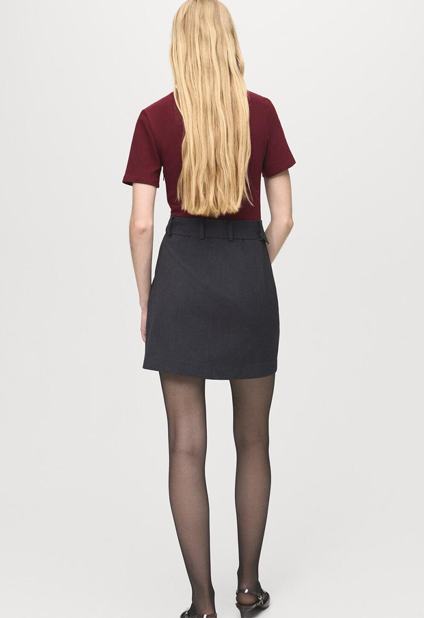 MANGO - Dress bima-h -  dark red
