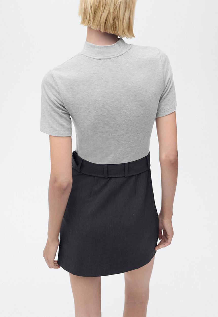 MANGO - Dress bima-h - gray