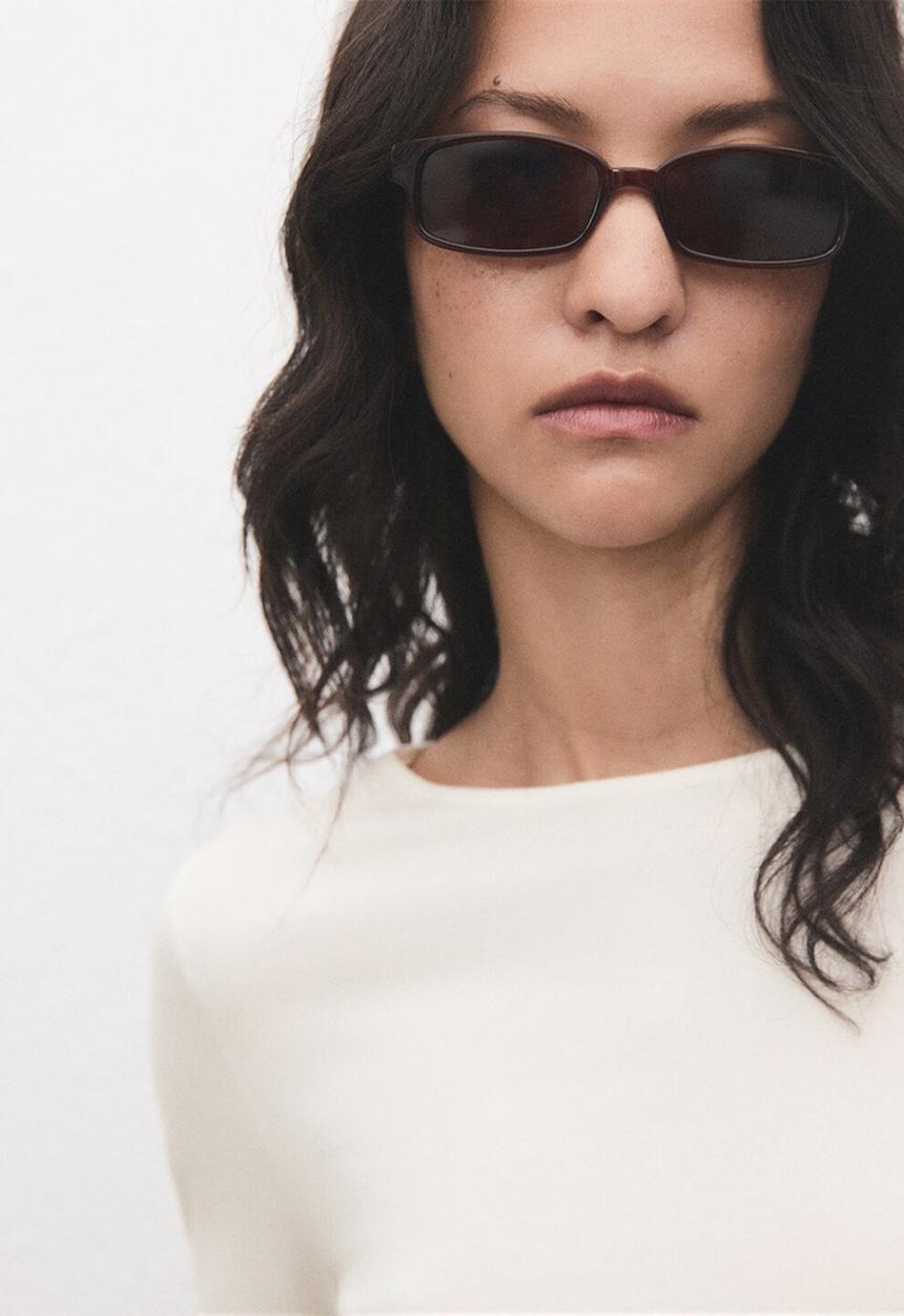 MANGO - Jersey rira - light beige