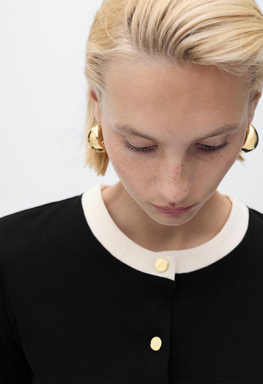 MANGO - Cardigan Peri - Black