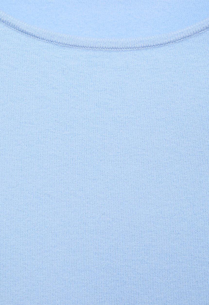 MANGO - Jersey rira - mid-blue