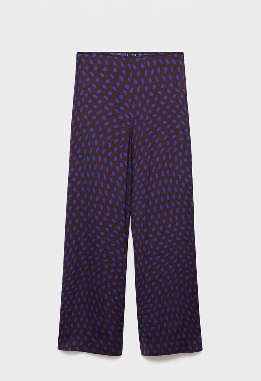 MANGO - Trousers deepy -  brown