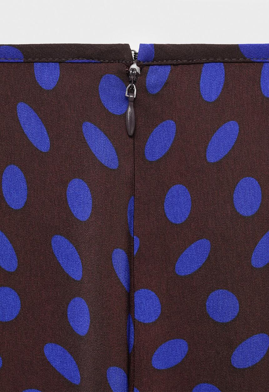 MANGO - Trousers deepy -  brown
