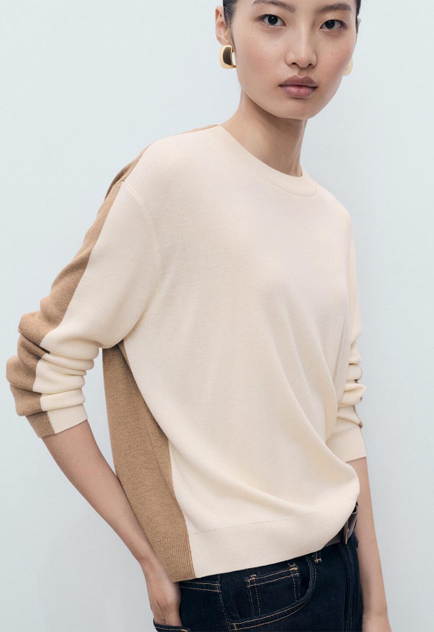 MANGO - Jersey luccon - light beige