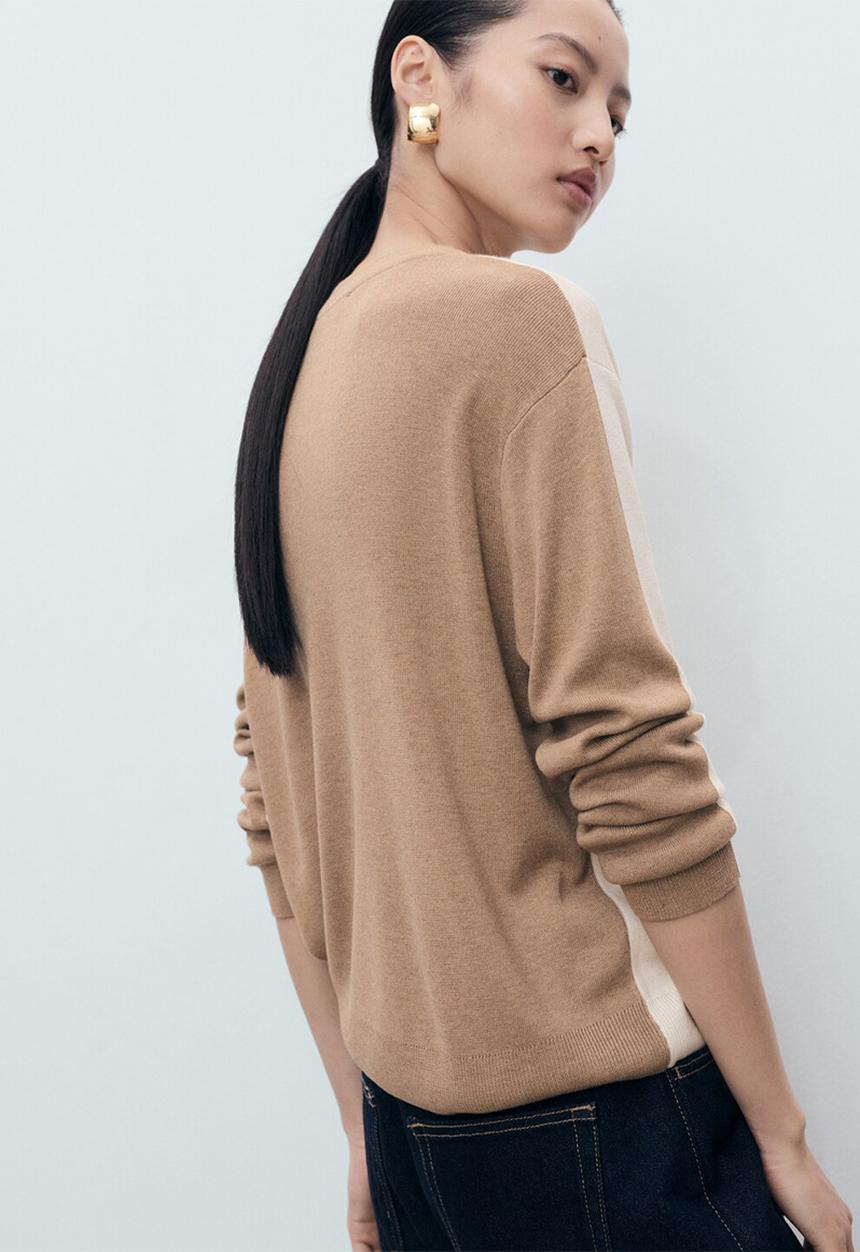 MANGO - Jersey luccon - light beige