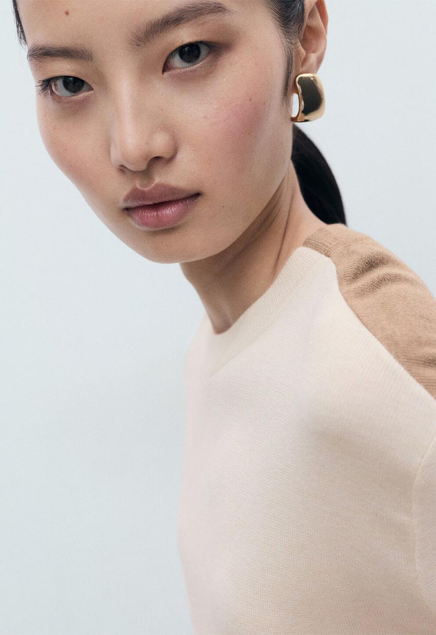MANGO - Jersey luccon - light beige