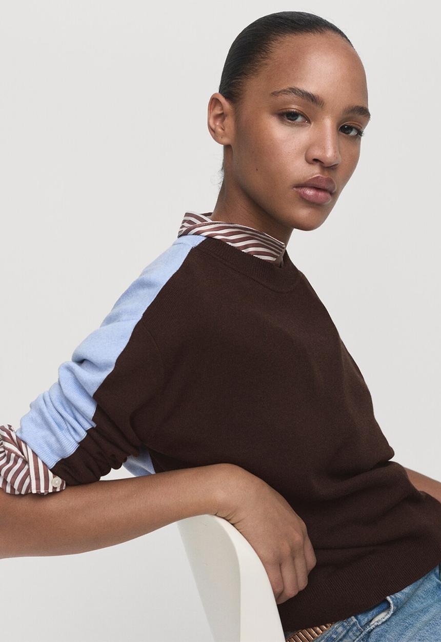 MANGO - Jersey luccon - brown