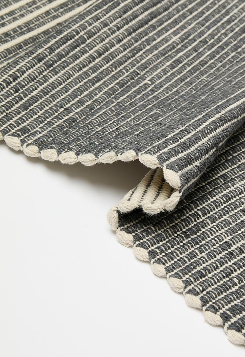 Sixth Floor - Cotton Rib Bath Mat Charcoal