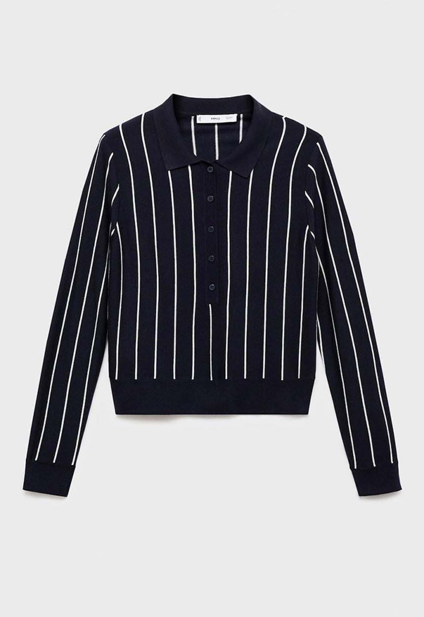 MANGO - Jersey citrus - midnight navy