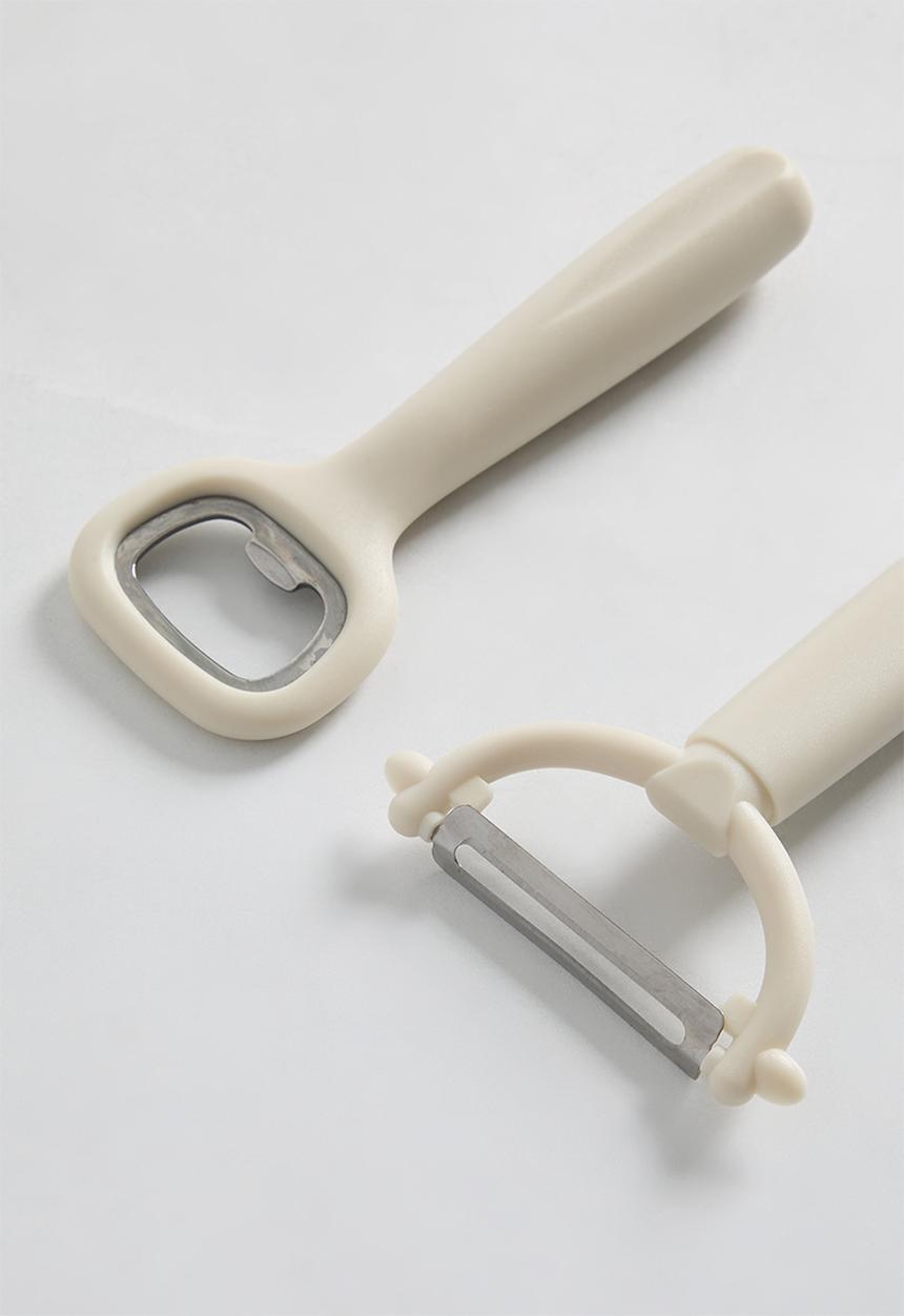 Maisonware - 5pc Kitchen Basics Utensil set - Off White