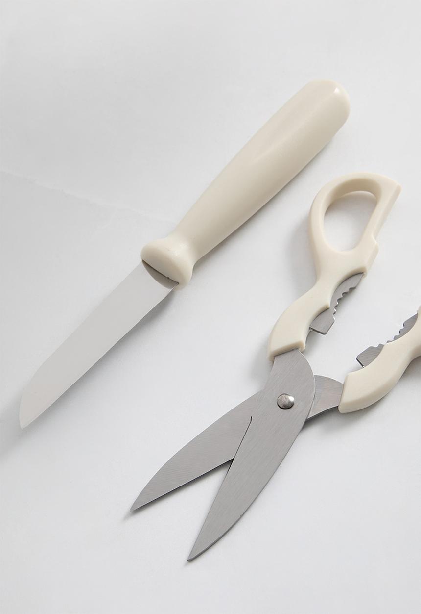 Maisonware - 5pc Kitchen Basics Utensil set - Off White