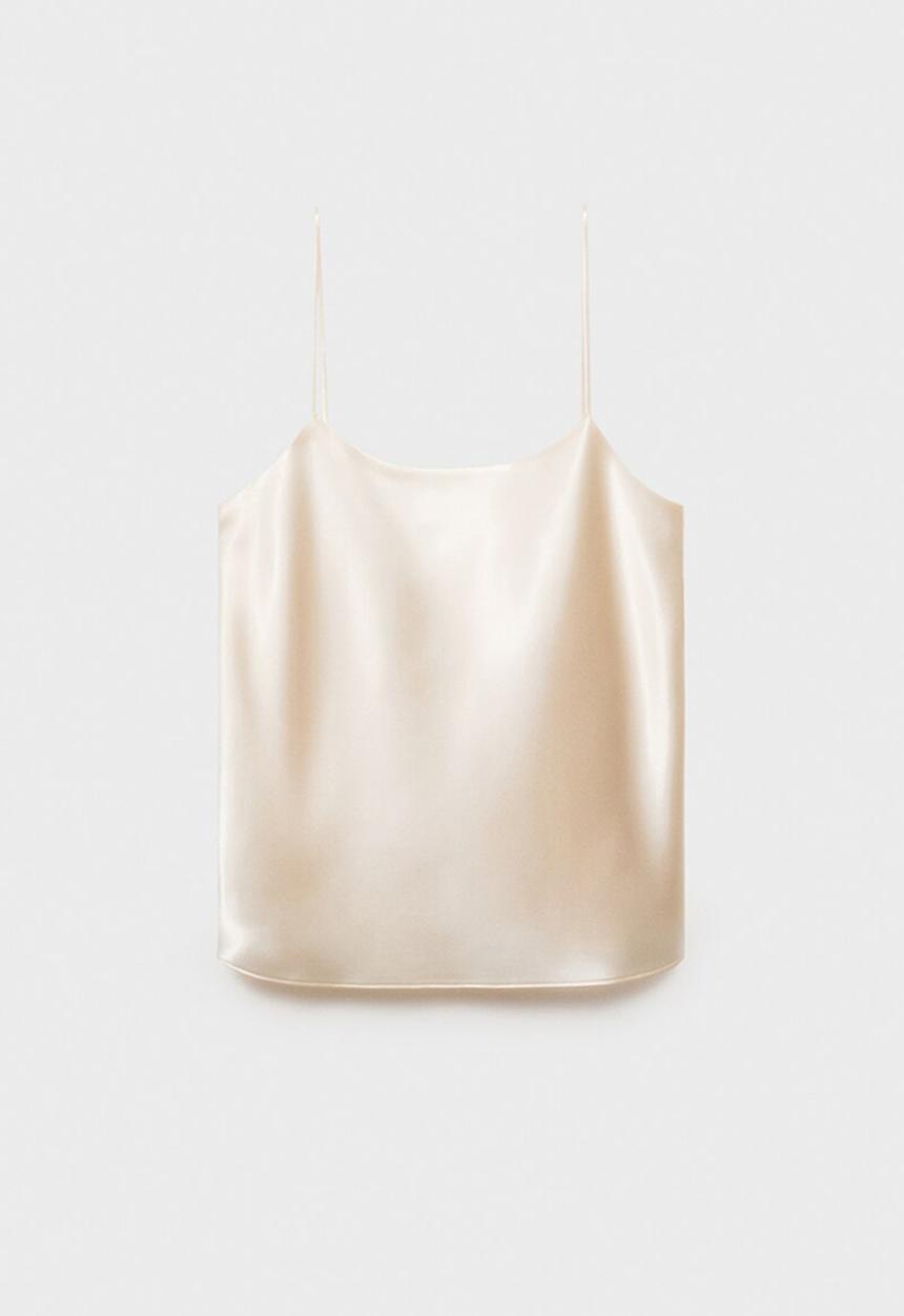 MANGO - Top brisa - light beige