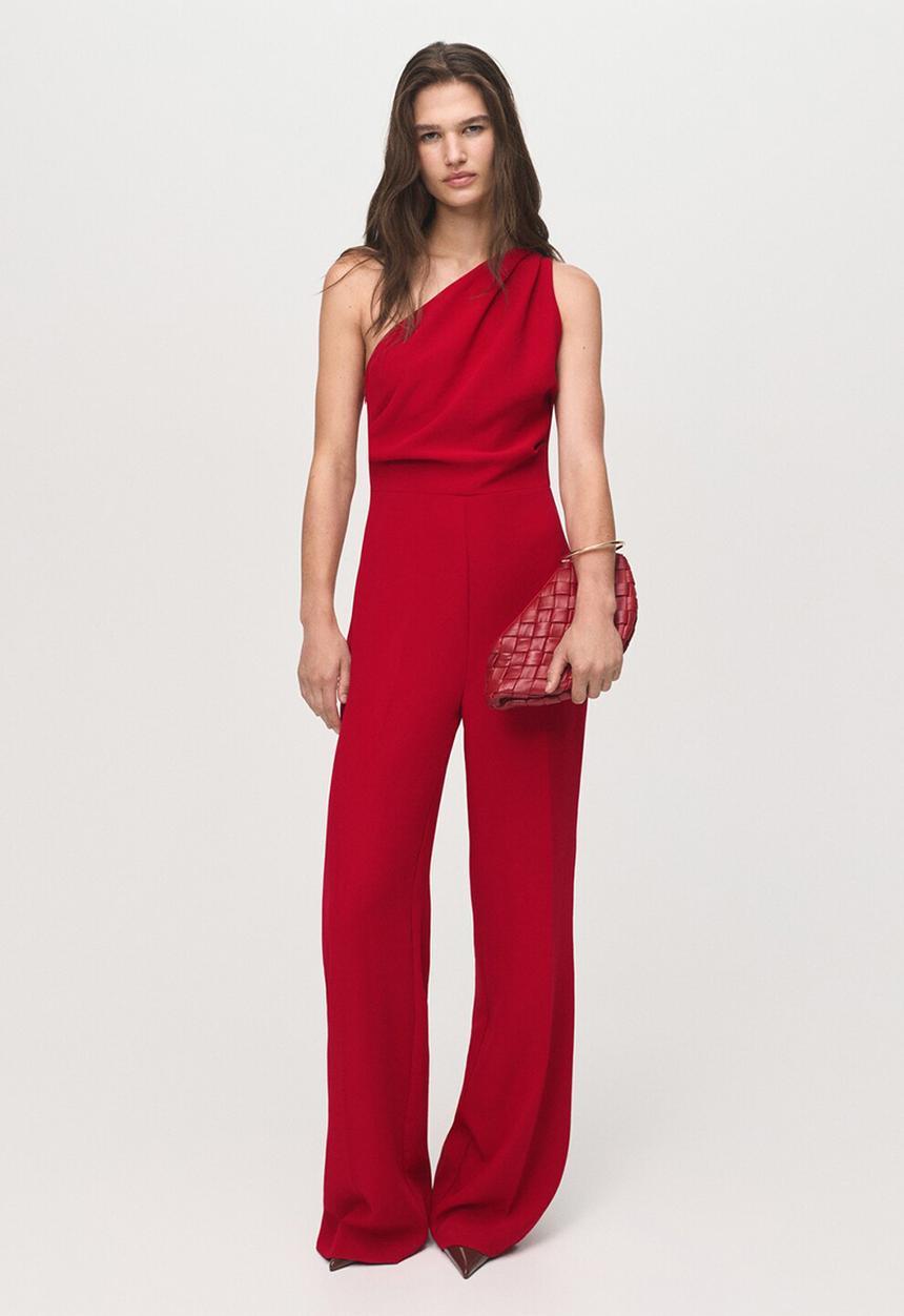 MANGO - Jumpsuit lidy -  dark red
