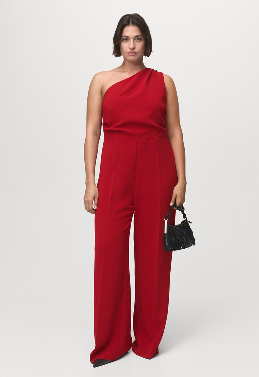 MANGO - Jumpsuit lidy -  dark red