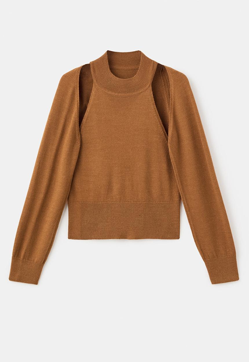 MANGO - Jersey double - mid-beige