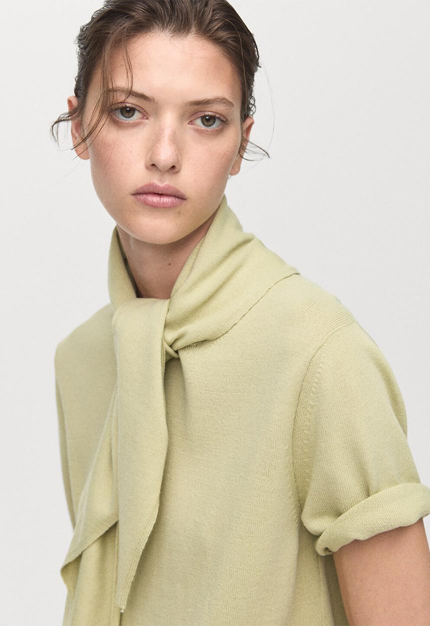 MANGO - Jersey amaia - light/ pastel green