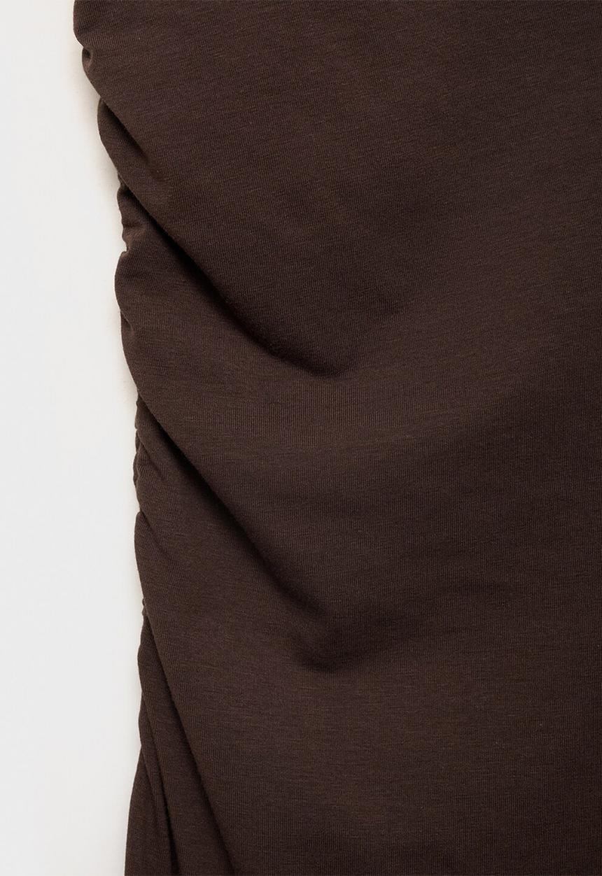 MANGO - Dress Cuba - Brown