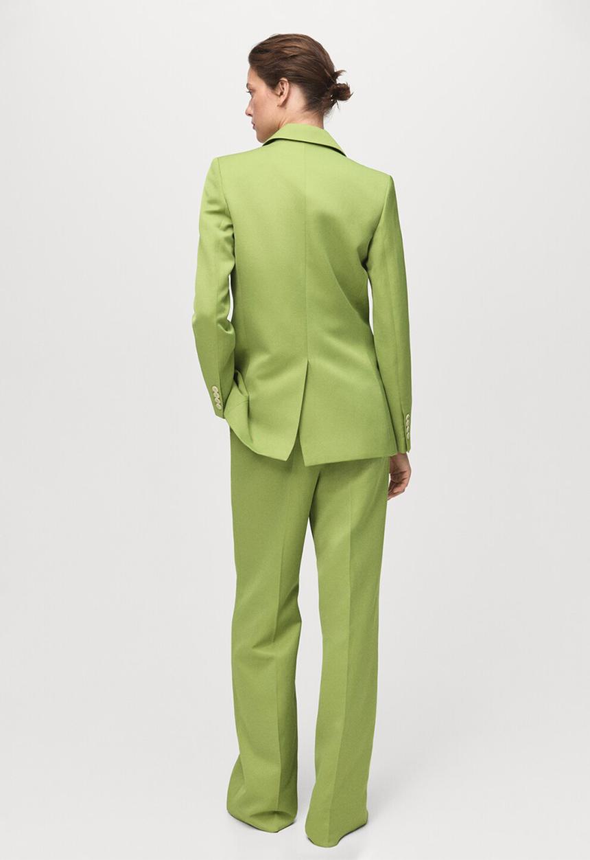 MANGO - Blazer apple -  green