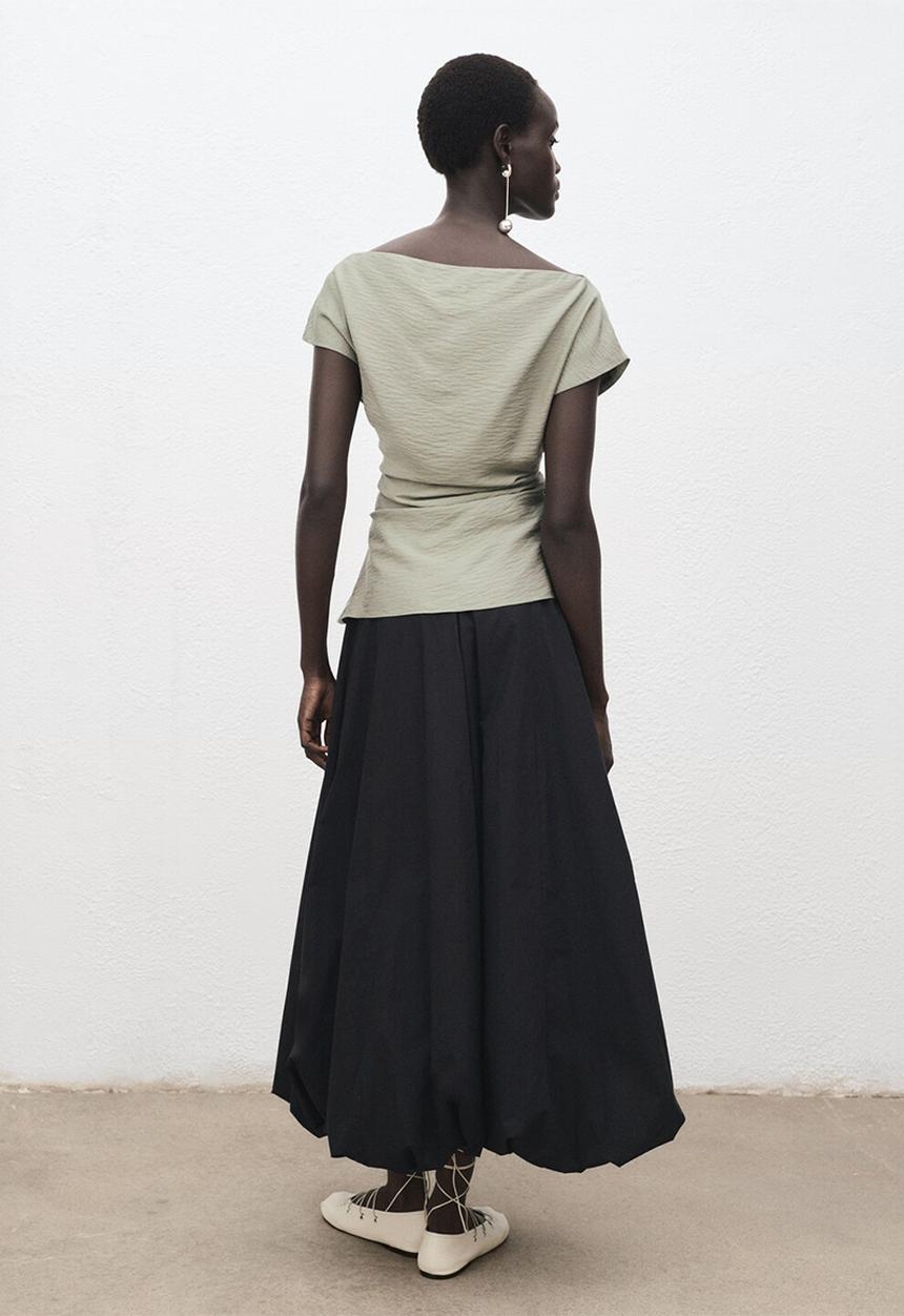 MANGO - Blouse manta -  aqua green
