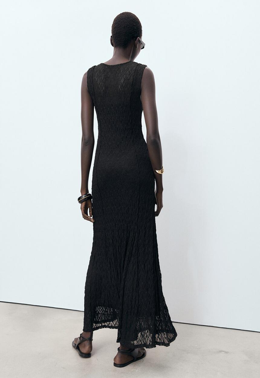 MANGO - Dress santori  -  black