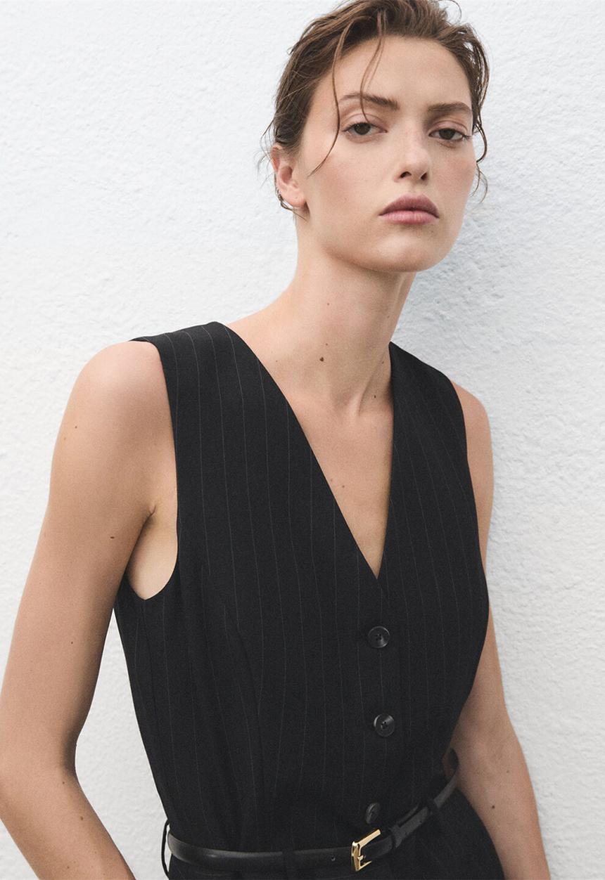 MANGO - Jumpsuit yoli - midnight navy