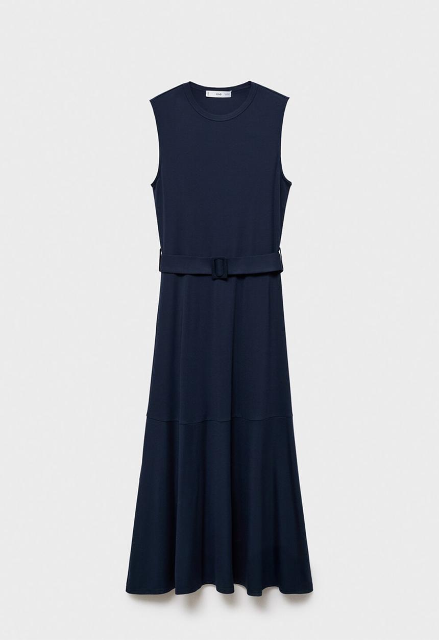 MANGO - Dress megan-h - midnight navy