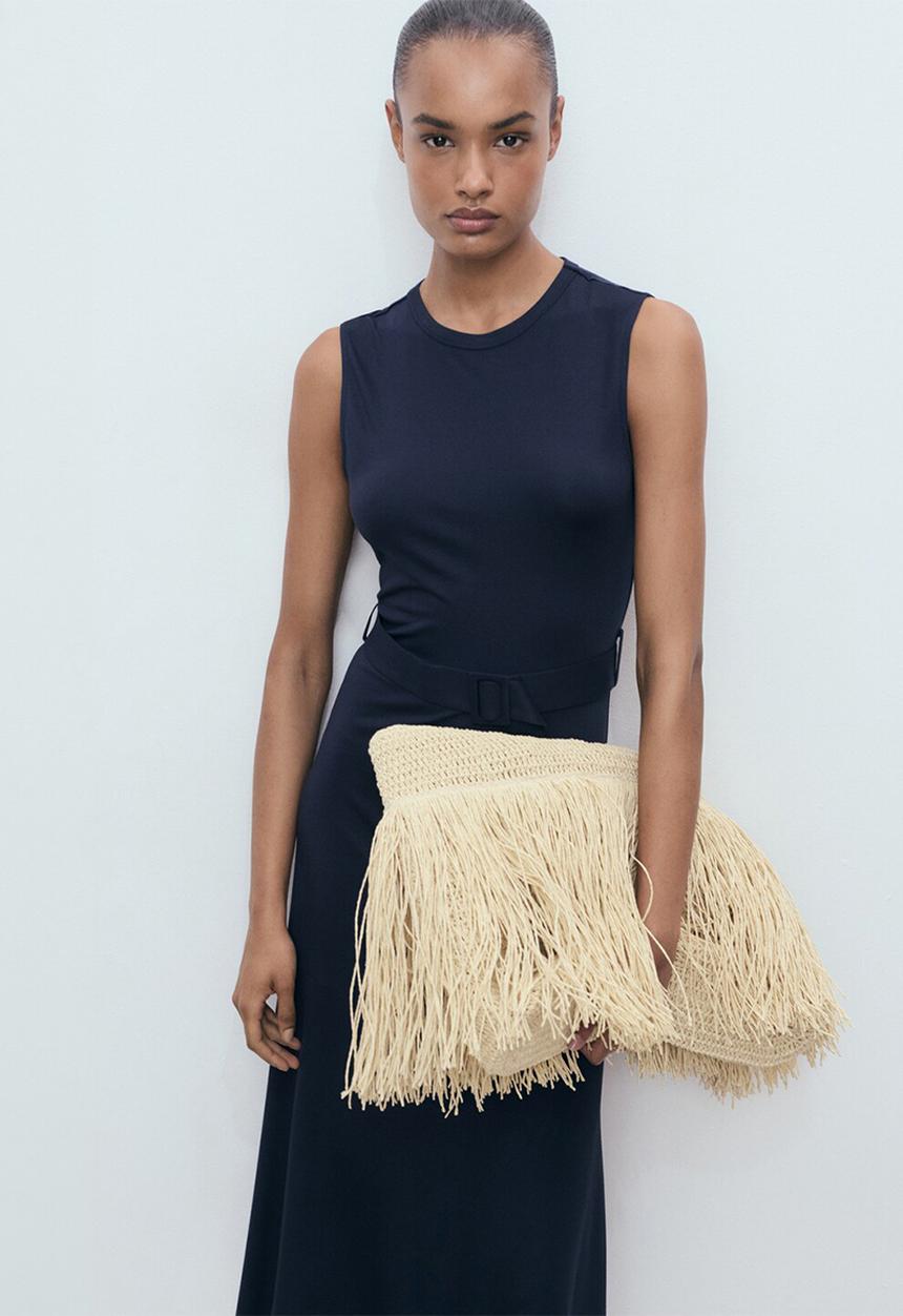 MANGO - Dress megan-h - midnight navy