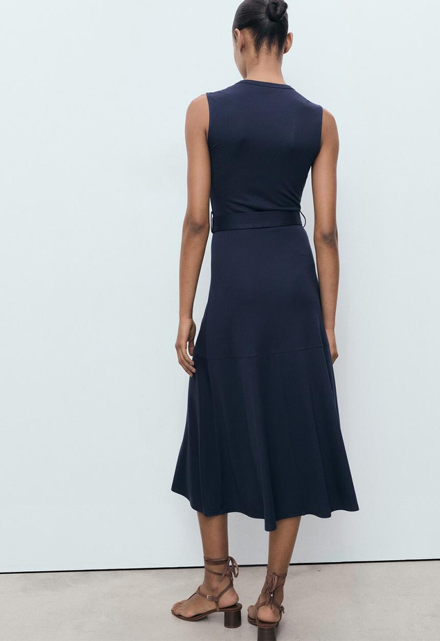 MANGO - Dress megan-h - midnight navy