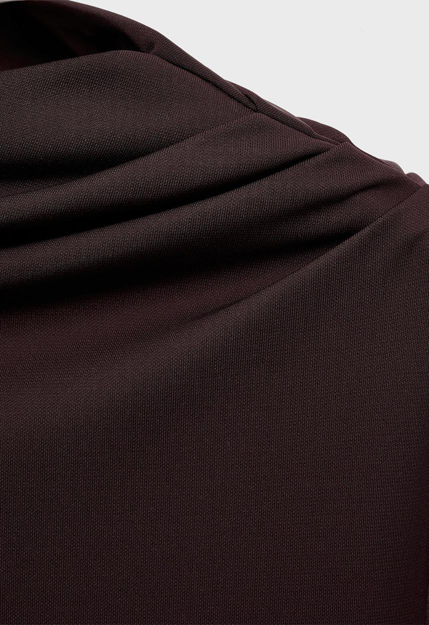 MANGO - Vestido celina - brown