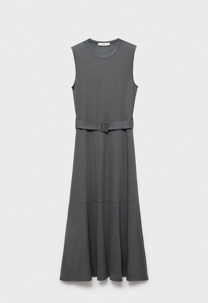 MANGO - Dress megan-h -  medium grey
