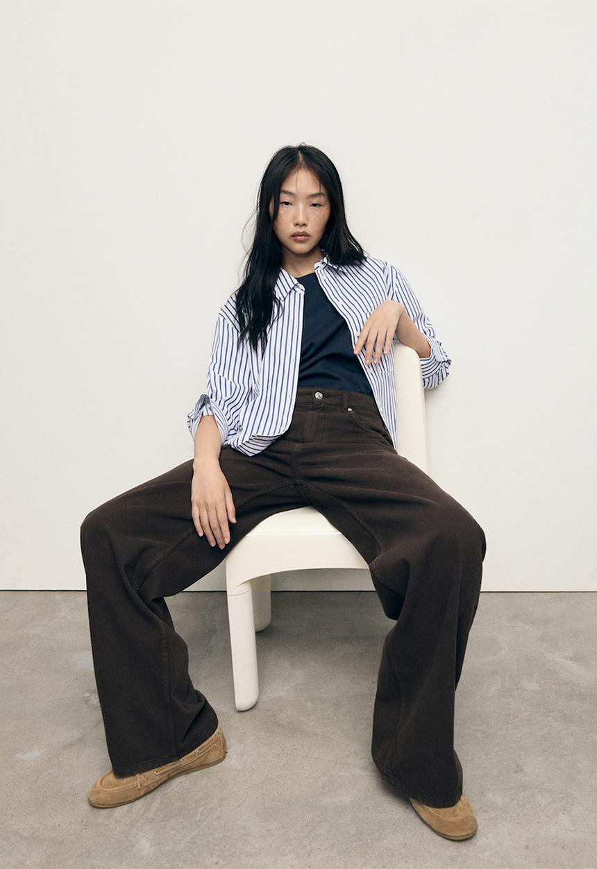 MANGO - Shirt gigi - mid-blue