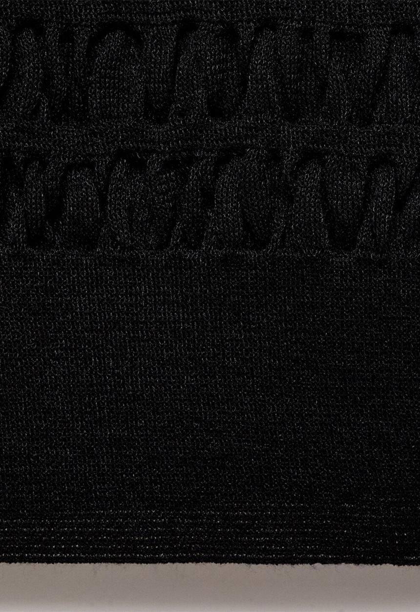 MANGO - Polo gofre - black