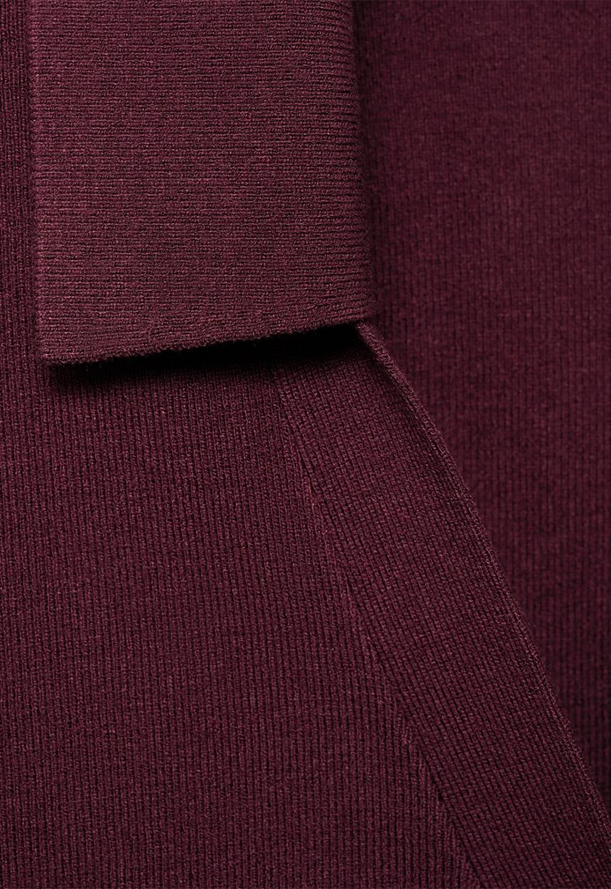 MANGO - Jersey polita - dark red
