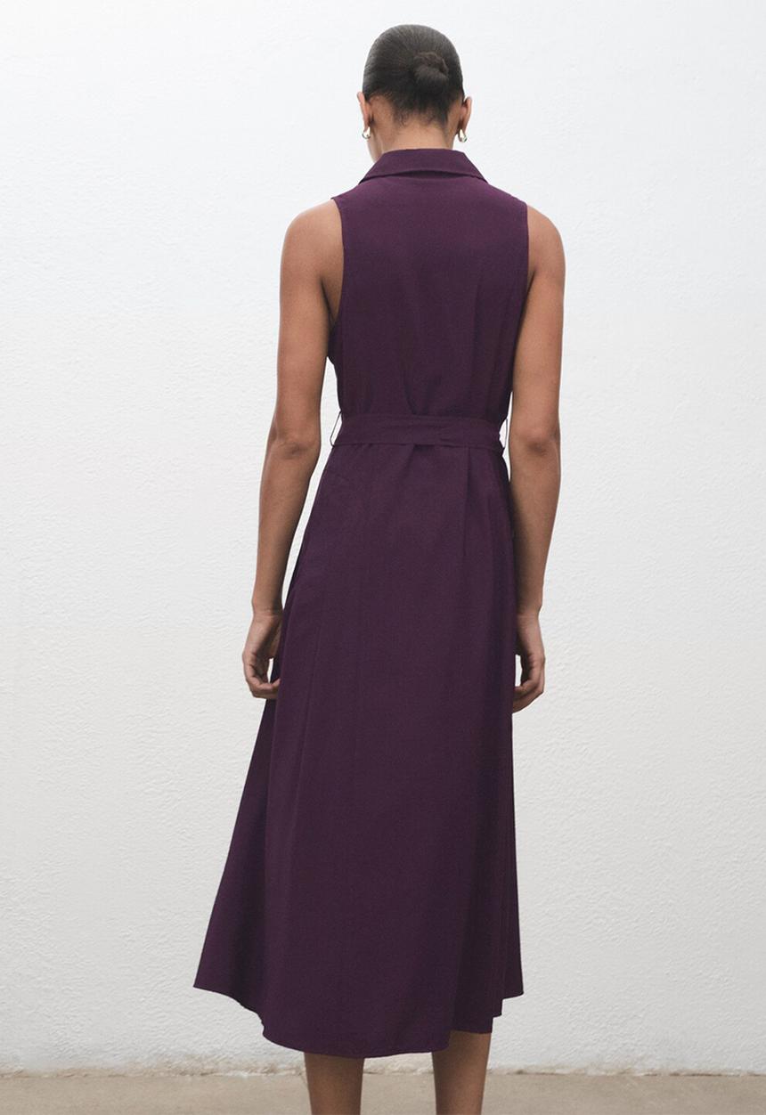 MANGO - Dress show - mid-purple