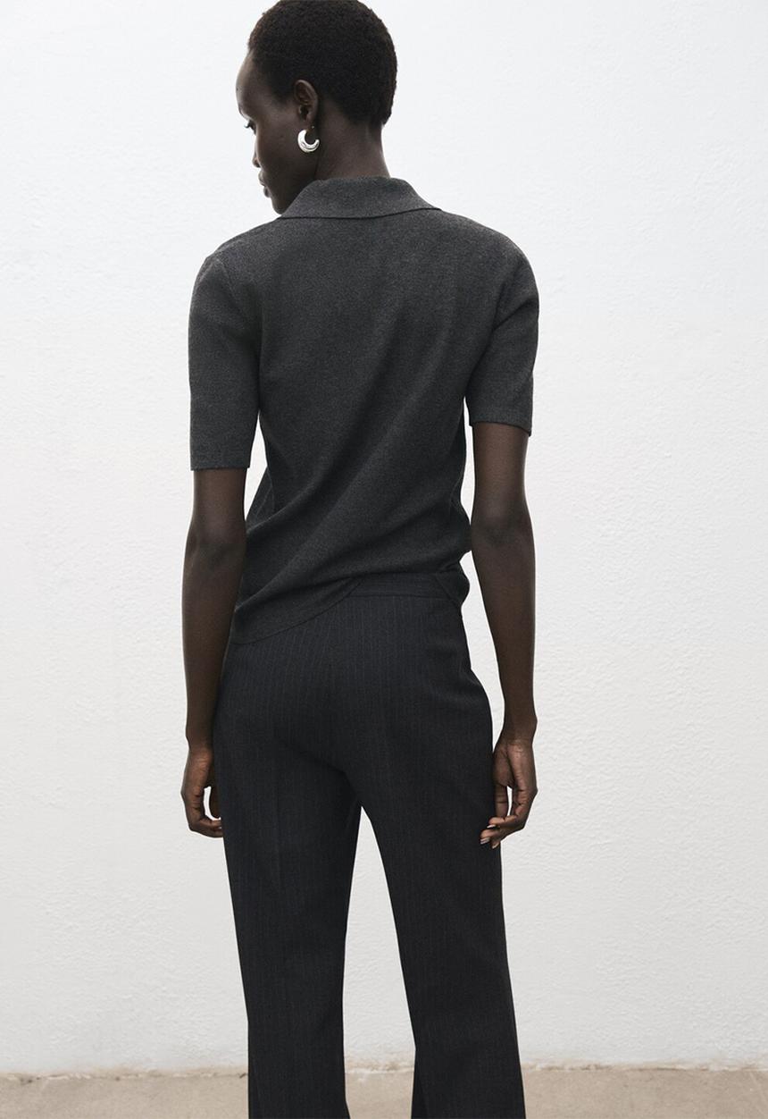 MANGO - Jersey polita - medium gray