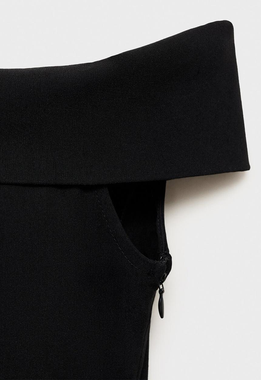 MANGO - Dress twisted2 -  black