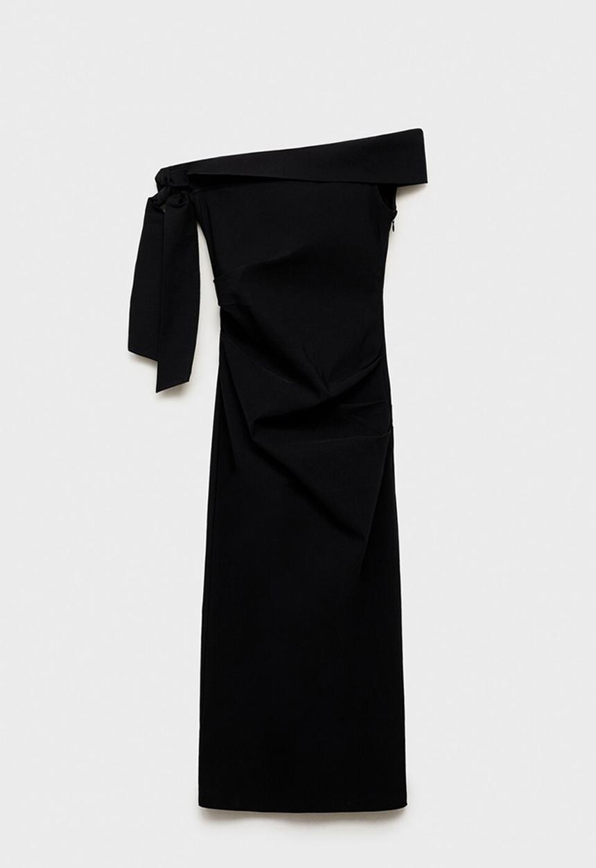 MANGO - Dress twisted2 -  black