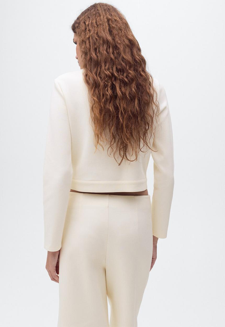 MANGO - Jacket grey-h -  light beige